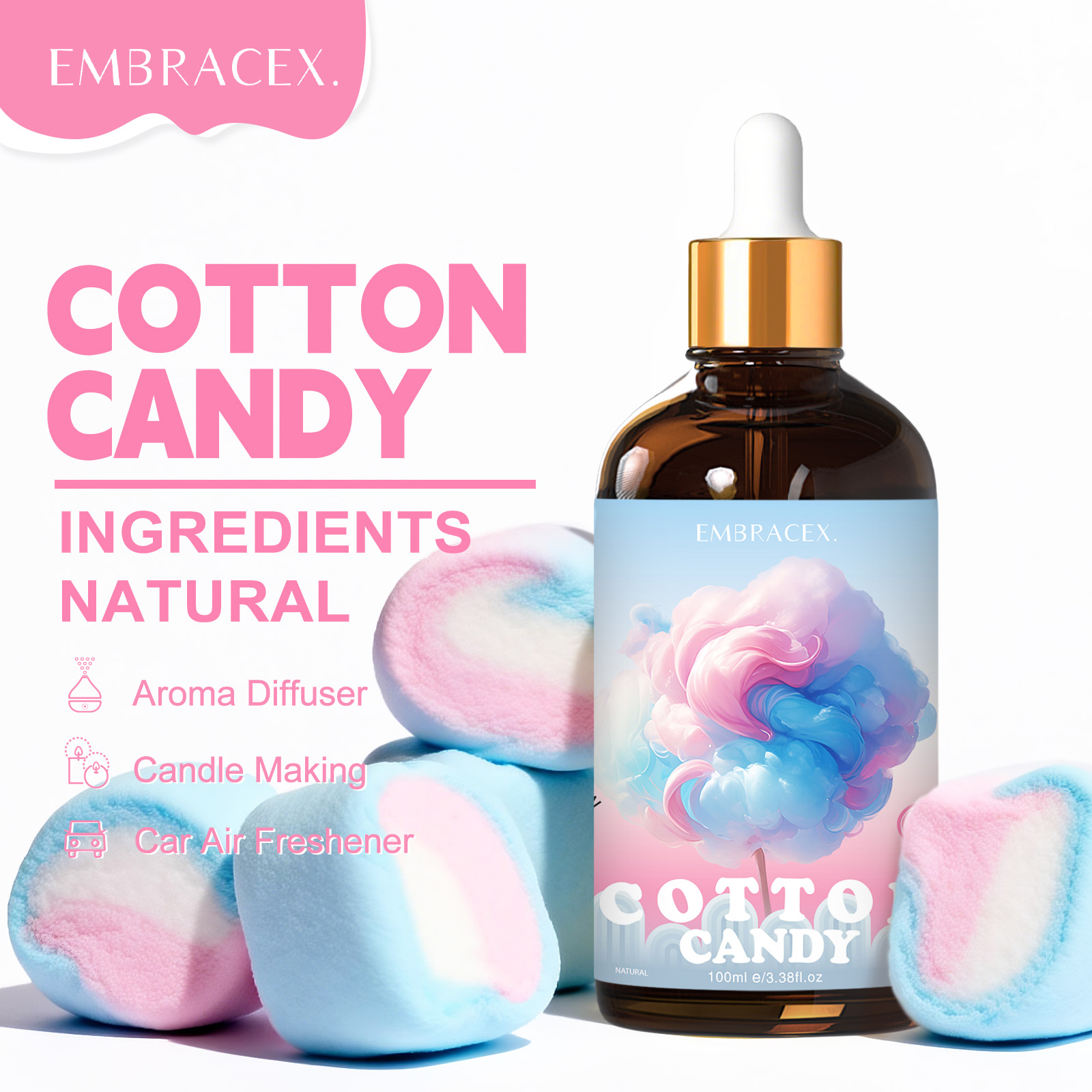 Home Fragrance Gift - 100ml Suikerwafel Geur Oliën Diffusers Kaarsen