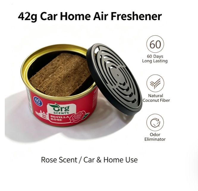 Home Fragrance Logo - 42g Auto Luchtverfrisser Vaste Parfumflesje 60