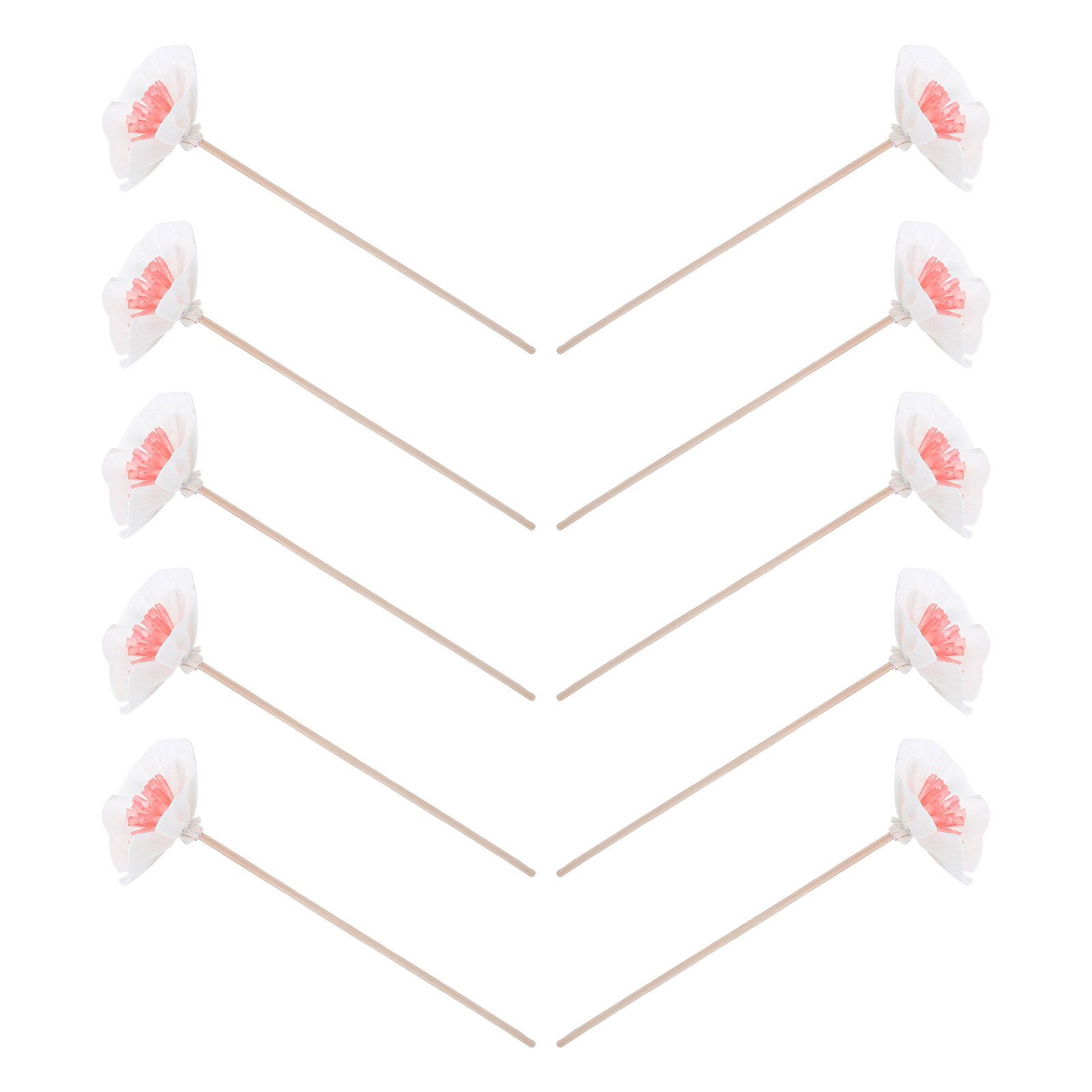 Home Fragrance Usa - 10 stuks essentiële olie-diffuserstokjes, zwart, met