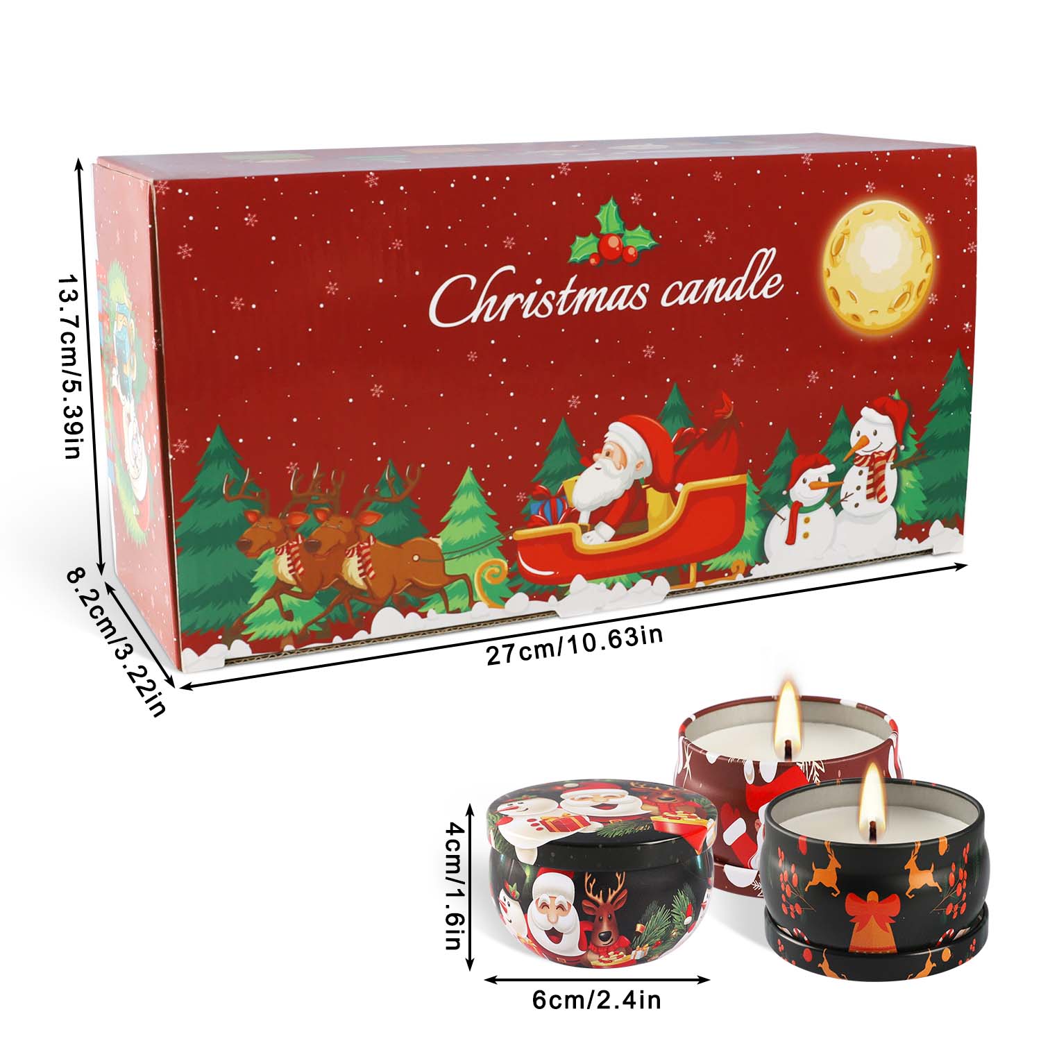 2,3 inch, 16-delige kerstgeurk - Home Fragrance Gift recensie en prijs